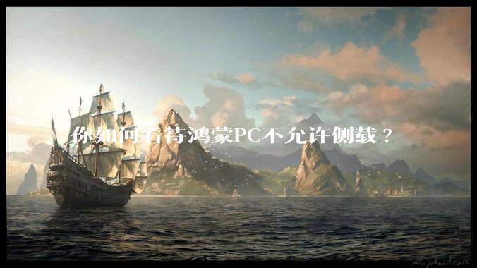 你如何看待鸿蒙PC不允许侧载?